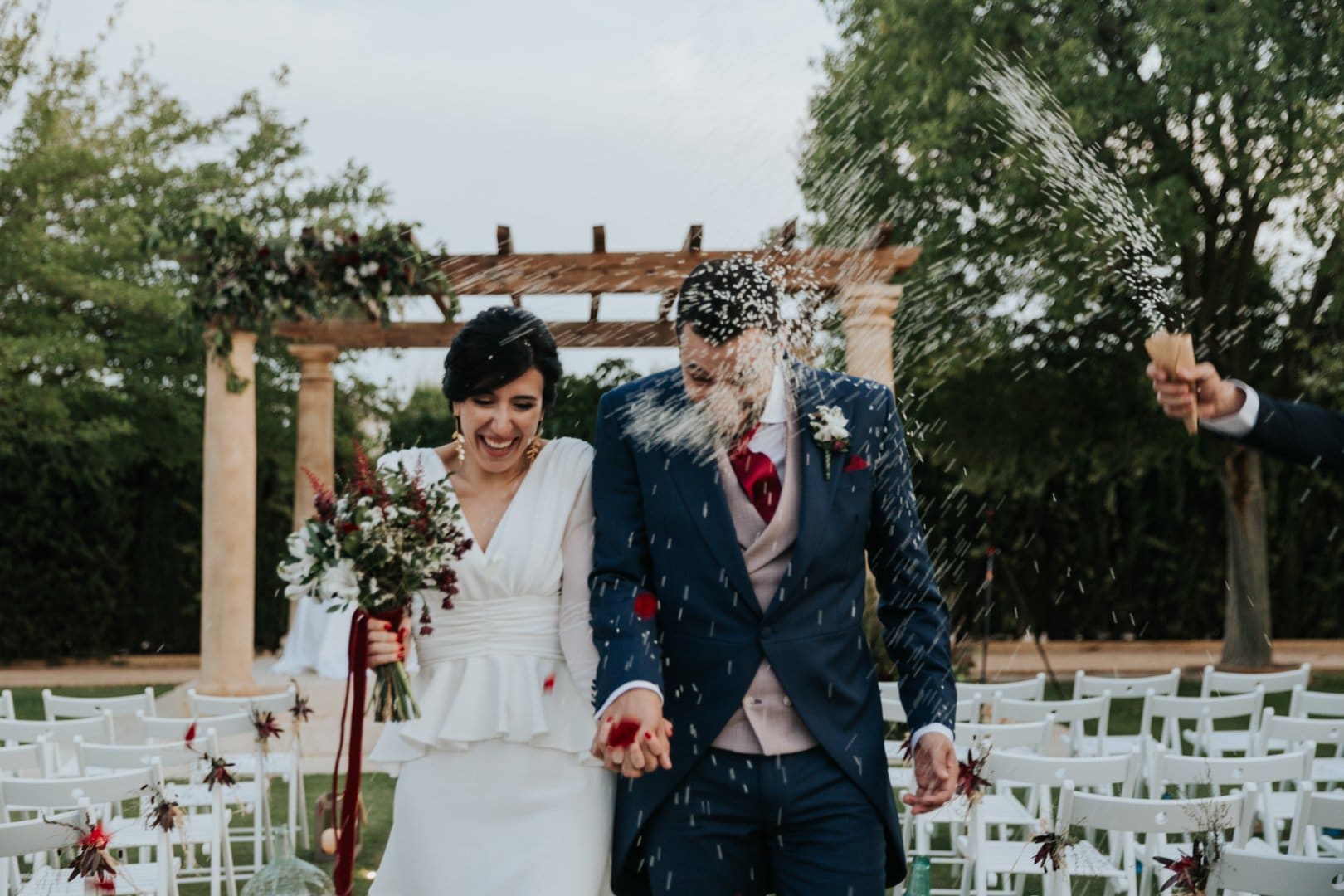 Boda en Jardín Casa Rosita Pedro Muñoz Ciudad Real 077