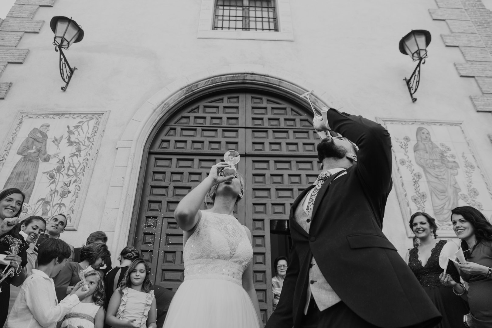 Boda en iglesia convento Nuestra Señora de la Soledad Mirador de la Mancha Villarrubia de los Ojos Ciudad Real 044